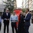 Àngel Ros, Fèlix Larrosa, Félix Bolaños, Montse Mínguez i José Crespín.