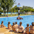 Les piscines de Gimenells van acollir l’acte central del Mulla’t.