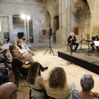 La nau central de la Seu Vella va acollir el concert homenatge a Joan Oró a càrrec del Quartet Prysma.