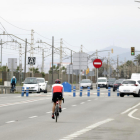 Imatge d'arxiu d'un ciclista.