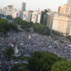 Millones de argentinos salieron a la calle para celebrar el título de campeones del mundo.