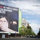 Les pancartes gegants guanyen protagonisme en la campanya