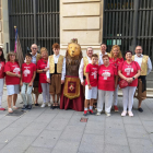 El Lleó de Lleida, del Grup Cultural Garrigues, un dels participants en l’Aplec Internacional.