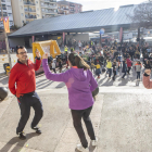 Más de 30 actividades en Tàrrega. La plaza de les Nacions Sense Estat fue ayer el epicentro de la Marató en la capital del Urgell.