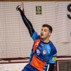 Zilken celebra uno de los diez goles que ha marcado con el Igualada.