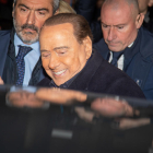 Silvio Berlusconi durant les eleccions regionals de febrer a la Llombardia.