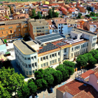 Los paneles solares en la escuela Macià Companys de Agramunt.