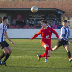 Una acció del partit disputat a Alpicat que va acabar amb victòria local i la imbatibilitat del Soses.