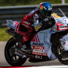 Àlex Márquez, ayer a lomos de su Ducati durante el último test de pretemporada en Portimao.