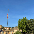 L’estelada al pal de Comte Jaume d’Urgell de Balaguer.