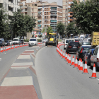 Restriccions de trànsit en un tram de Ronda per habilitar-hi carril bici