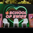 Así es la primera escuela de Tinder, School of Swipe, para presentar el reality "¿A quién le gusta mi follower?"