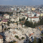 Edificis destruïts pel terratrèmol a Antioquia, Turquia.