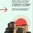 Cartell promocional de la iniciativa dels Amics del Castell de la Floresta