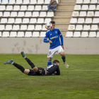 David López va tenir el 2-0 en aquesta acció que, després del vital l’acció de Venteo, va acabar al pal.