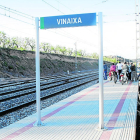 Imatge d'arxiu de l'estació de tren de Vinaixa.