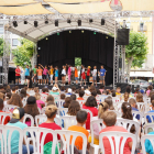 La Jornada Musical de Primària se celebró en la plaza Mercadal de la capital de la Noguera.