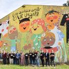 Mural per donar visibilitat a empresaris i productors de l'Alt Urgell