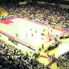 Imagen de un partido de ACB en el Barris Nord. 