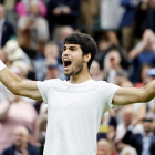 El tenista murcià va celebrar una classificació històrica per a la seua segona final de Grand Slam, la primera a Wimbledon.