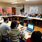 La reunión de la comisión permanente del Consell de Ciutat. 