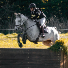 Marçal Piró salta un obstacle amb Eventing de Fay, amb el qual va aconseguir el segon lloc.