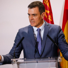 El presidente del Gobierno de España, Pedro Sánchez,