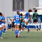 Imagen de uno de los últimos partidos del AEM femenino en su campo esta temporada.