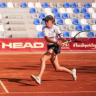 Meritxell Teixidó García, durante un torneo júnior.