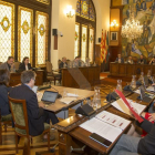 Una imatge del ple de la Diputació de Lleida d'aquest dijous.