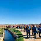 La ruta para ver los árboles floridos por los campos de frutales.