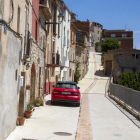 El carrer Sol de Maldà, on es troba aquest antic habitatge.