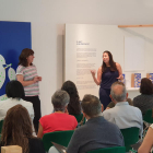 Teresa Farré y Lourdes Tecchia, ayer durante la jornada.