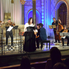 La soprano Aurora Peña, el viernes en el Seminario de La Seu.