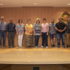 Los concejales del consistorio de Tàrrega. 