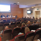 La presentación del informe ayer en Lleida. 