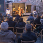 Marga Socias y Els Mals Endreços presentaron ayer su ‘Orelles’ en los ensayos abiertos de FiraTàrrega.