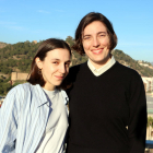 Nora Haddad y Alba Cros, el lunes en el Festival de Málaga.