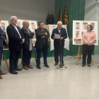 Inauguración de la muestra fotográfica sobre la Semana Santa, el lunes en la Casa de Aragón de Lleida.