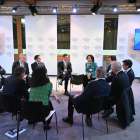 Sánchez va mantenir a Davos una reunió amb els màxims responsables d’empreses de l’Ibex-35.