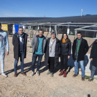 La visita a les obres de la residència a Sant Martí de Maldà.