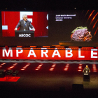 El director general de Aecoc, José María Bonmatí, en el inicio del Congreso bajo el lema “Imparables”.