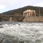 La Noguera Pallaresa, on comença aquest cap de setmana la temporada de ràfting, a l’altura de Sort.