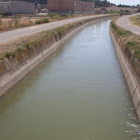 El Canal d’Urgell al seu pas per Preixana, ahir.