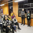 Presentación del ‘Bibliobarri’, en la escuela Príncep de Viana.