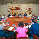 Una imatge de la reunió del Consell Executiu.
