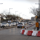 Ahir estava tallat el carril dret en direcció al polígon.