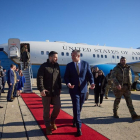 El presiden d'Ucraïna, Volodimir Zelenski, als Estats Units.