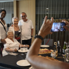 L’alcalde Pueyo i l’edil Sall van assistir al dinar a la Llotja.