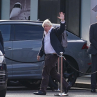 Boris Johnson regresó ayer a Londres de sus vacaciones en el Caribe.